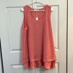 NWT Simply Noelle sleeveless top XXL 16/18